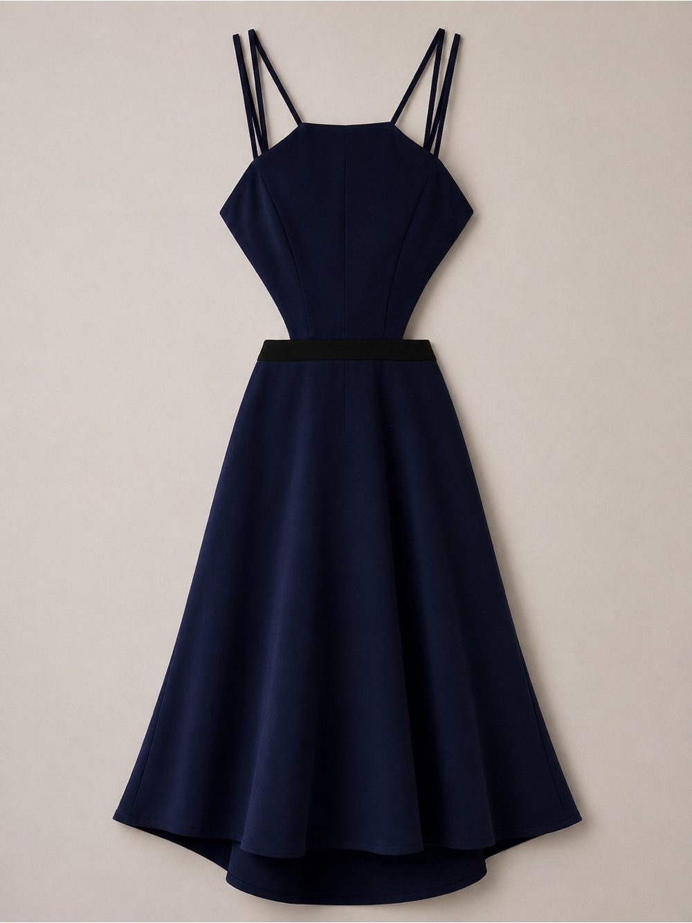 REVOLVE NBD Cutout Midi Dress in Navy– Size S